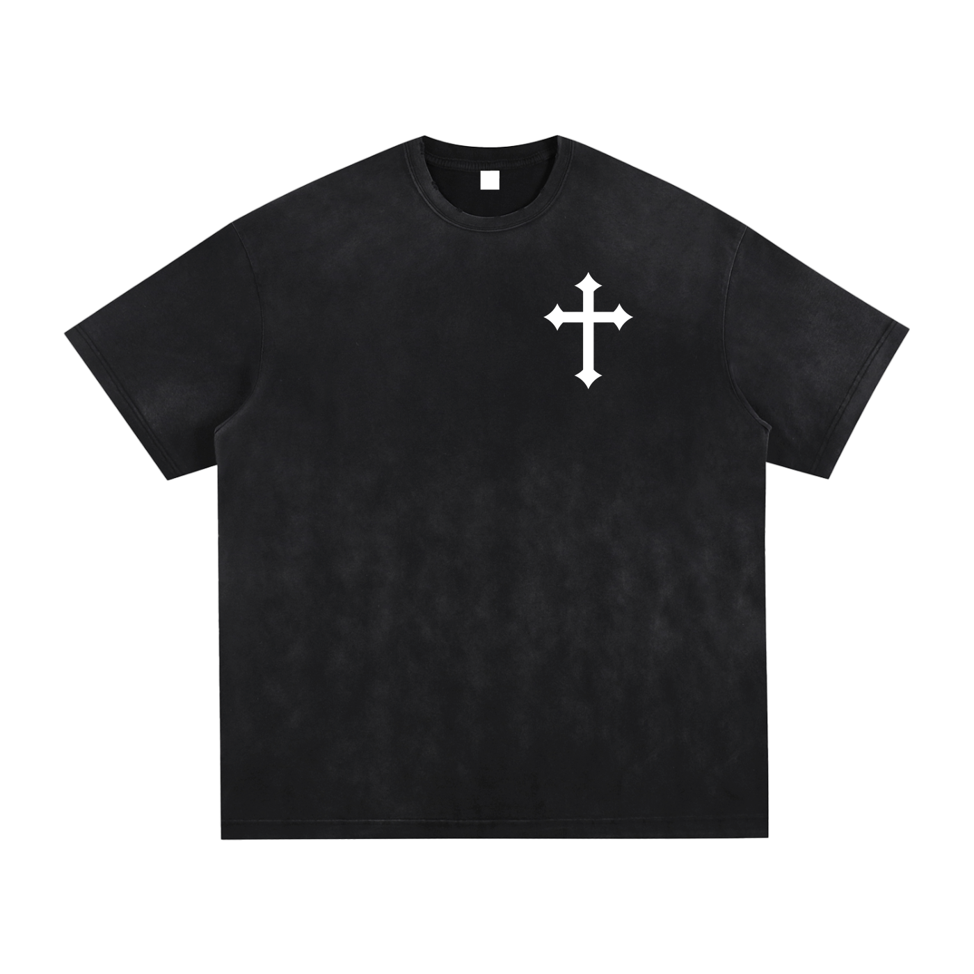 Graphic Vintage Washed Hand-Frayed T-Shirt