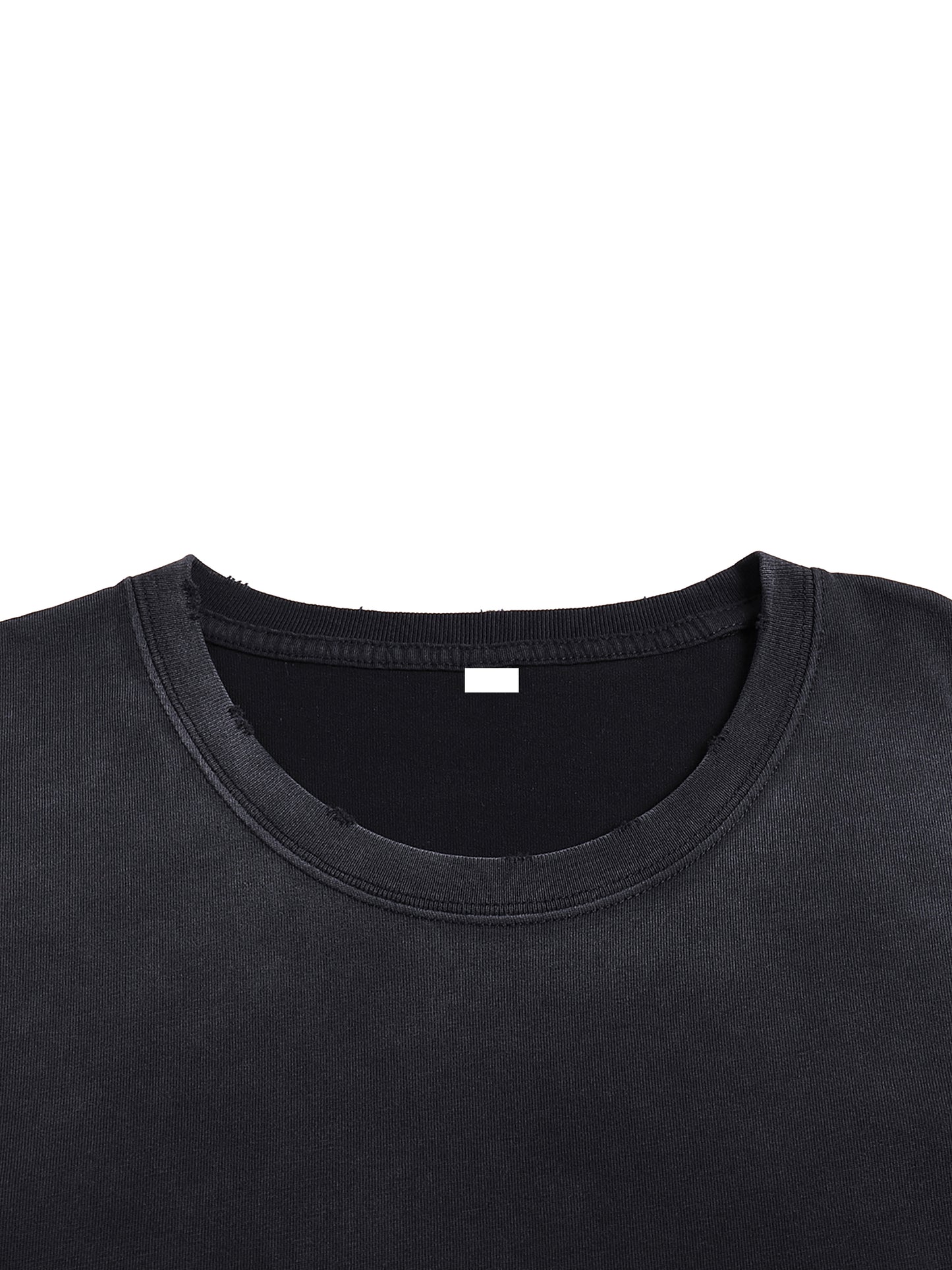 Graphic Vintage Washed Hand-Frayed T-Shirt